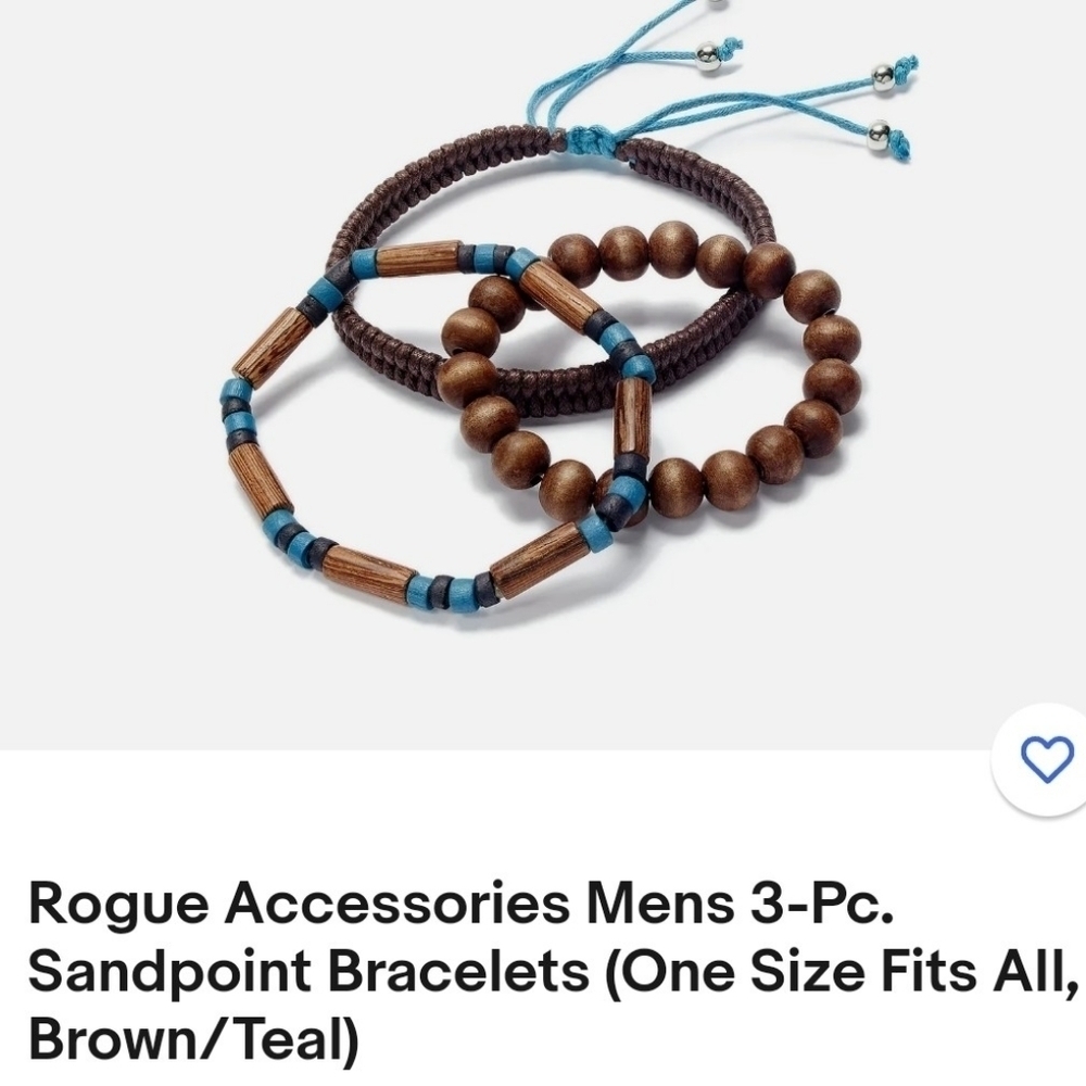 🏀NWT SET OF THREE BRACELETS